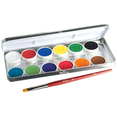 Ben Nye MagiCake 12 Colour Aqua Paint Palette 
